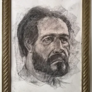 Mark D. Mahoney - Portrait Study in Charcoal